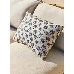 Fabrique de Styles Coussins Et Housses*Coussin en coton cassé 55x35cm - Palme