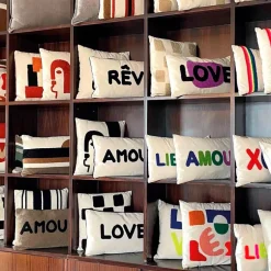 Fabrique de Styles Coussins Et Housses*Coussin en coton naturel et 40x40cm