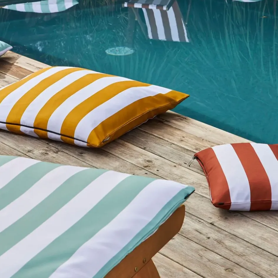 Enfant Fabrique de Styles Textiles Outdoor|Jardin*Coussin en polyester outdoor 40x60cm - Riviera