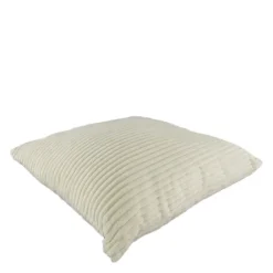 Fabrique de Styles Coussins Et Housses*Coussin en tissu cotelet creme 45x45cm