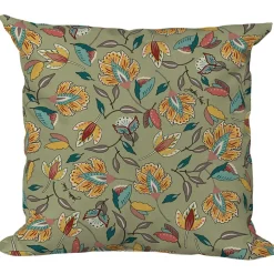 Enfant Fabrique de Styles Textiles Outdoor|Jardin*Coussin extérieur en coton 40x40cm - Kerala