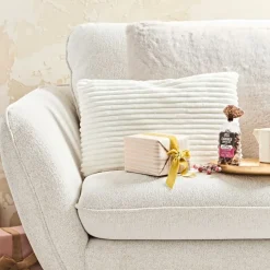 Fabrique de Styles Coussins Et Housses*Coussin grosse cotes flanelle en textile 30x50cm