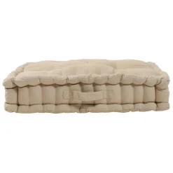 Fabrique de Styles Coussins Et Housses*Coussin matelas chambray beige en coton