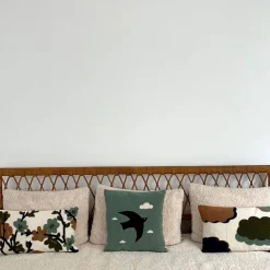 Fabrique de Styles Coussins Et Housses*Coussin oiseau en coton canard 40x40cm - Influence