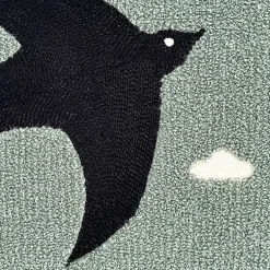 Fabrique de Styles Coussins Et Housses*Coussin oiseau en coton canard 40x40cm - Influence