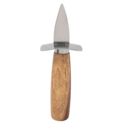Fabrique de Styles Ustensibles De Cuisine*Couteau huitre en inox et bois - Ablis