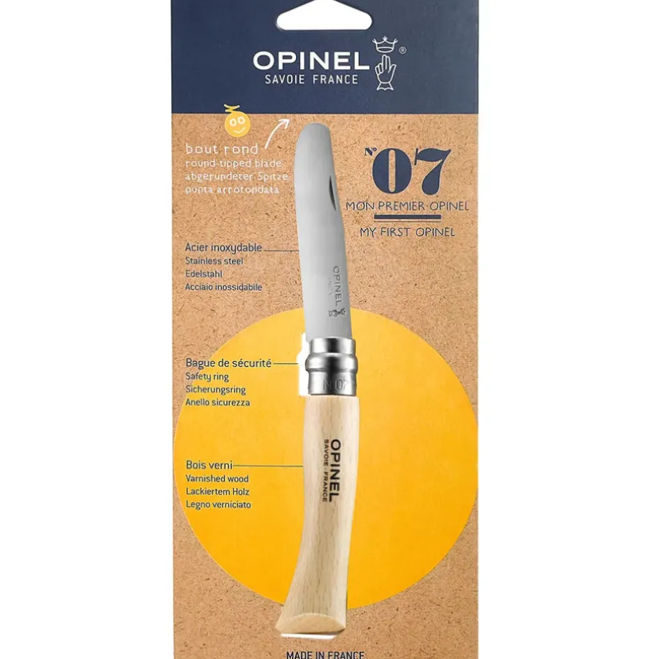 Enfant Fabrique de Styles Accessoires Repas*Couteau Mon premier Opinel en hêtre