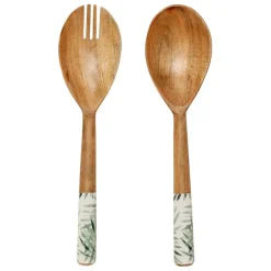 Fabrique de Styles Ustensibles De Cuisine*Cous à salade en acacia et résine - palmier