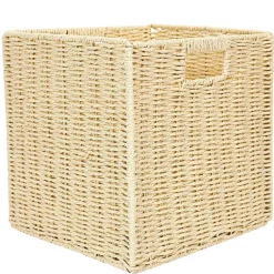 Fabrique de Styles Petits Rangements*Cube de rangement tresse pliable 30x30xh30cm