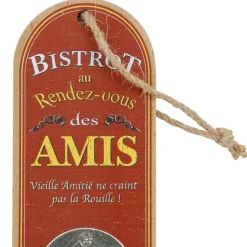 Fabrique de Styles Ustensibles De Cuisine*Décapsuleur de poche rouge et jaune - Bistrot Des Amis