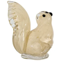 Fabrique de Styles Petits Objets Déco*Déco écureil en verre h11cm