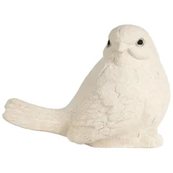 Fabrique de Styles Petits Objets Déco*Déco moineau en fibre écru