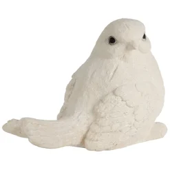 Fabrique de Styles Petits Objets Déco*Déco moineau en fibre écru