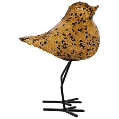 Fabrique de Styles Petits Objets Déco*Déco moineau en verre et noir - Serin