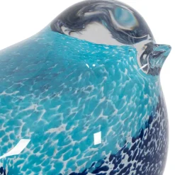 Fabrique de Styles Petits Objets Déco*Déco moineau en verre et fer - Serin