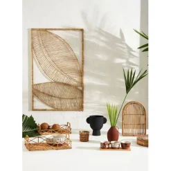 Fabrique de Styles Déco À Suspendre Et Adhésive*Déco murale feuilles le en jute - floraly