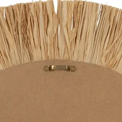 Fabrique de Styles Déco À Suspendre Et Adhésive*Déco murale œil en jonc de mer et coquillage naturel - Cauri