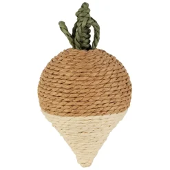 Enfant Fabrique de Styles Déco*Déco radis en corde brun et beige - P'tit légume