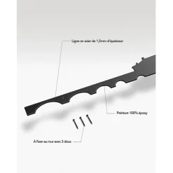 Fabrique de Styles Déco À Suspendre Et Adhésive*Décoration murale ligne toulouse 50cm