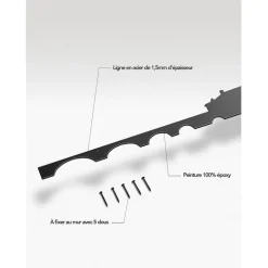 Fabrique de Styles Déco À Suspendre Et Adhésive*Décoration murale ligne toulouse 50cm