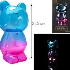 Fabrique de Styles Petits Objets Déco*Décoration ourson crazy électroplaste h21cm