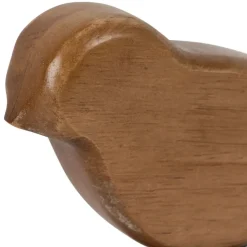 Fabrique de Styles Petits Objets Déco*Deco moineau en bois naturel et noir - Campagne