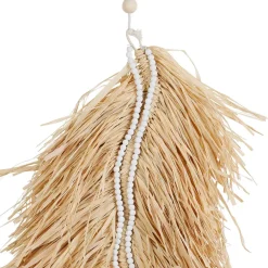 Fabrique de Styles Déco À Suspendre Et Adhésive*Deco murale feuille cuzco 38x68cm raphia