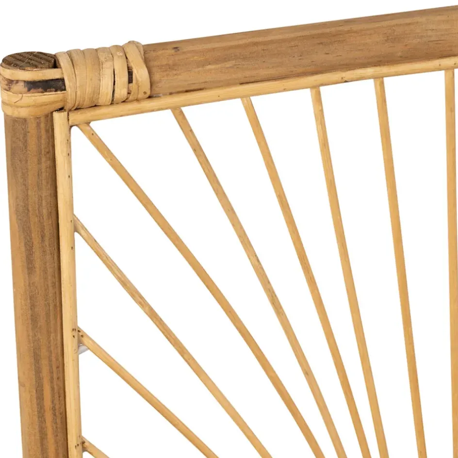 Fabrique de Styles Déco À Suspendre Et Adhésive*Deco murale Palmier en bambou et rotin 43xh57.5cm - Flaural