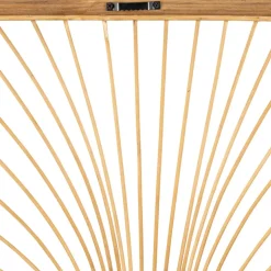 Fabrique de Styles Déco À Suspendre Et Adhésive*Deco murale Palmier en bambou et rotin 43xh57.5cm - Flaural