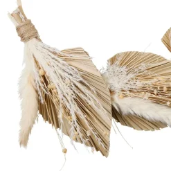 Fabrique de Styles Déco À Suspendre Et Adhésive*Deco murale palmier d30cm en fleurs sechees et saule