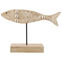 Fabrique de Styles Petits Objets Déco*Deco poisson un été à la mer en manguier et fer