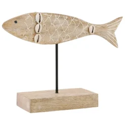 Fabrique de Styles Petits Objets Déco*Deco poisson un été à la mer en manguier et fer