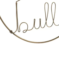 Fabrique de Styles Déco À Suspendre Et Adhésive*Deco suspension bulle metal dore d25