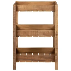 Fabrique de Styles Bibliothèques Et Étagères*Desserte 3 niveaux en bois recyclé h70cm - Campagne