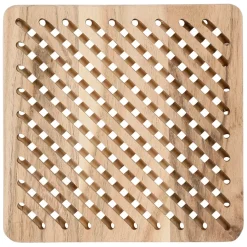 Fabrique de Styles Accessoires De Table*Dessous de plat carré bois natutel - dalbert
