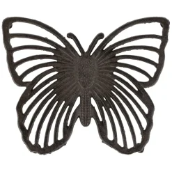 Fabrique de Styles Accessoires De Table*Dessous de plat en fonte 19.5x16cm - Papillon