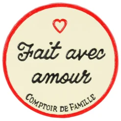 Fabrique de Styles Accessoires De Table*Dessous de plat "fait avec amour" en fonte d24cm - Fontnel