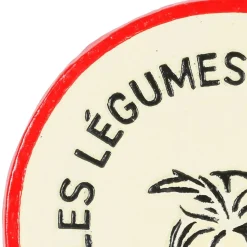 Fabrique de Styles Accessoires De Table*Dessous de plat "légume du jardin" en fonte d24cm - Fontnel