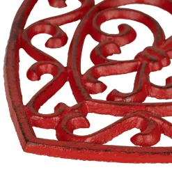 Fabrique de Styles Accessoires De Table*Dessous plat en fonte cœur - rhodonea