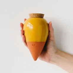 Fabrique de Styles Accessoires*Diffuseur d'eau en argile moutarde 25cl - Olla