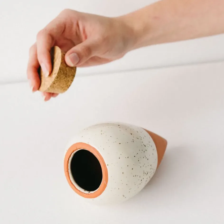 Fabrique de Styles Accessoires*Diffuseur d'eau en argile graine 25cl - Olla