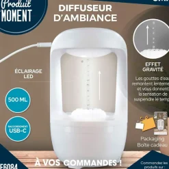 Fabrique de Styles Huiles Essentielles Et Diffuseurs*Diffuseur d'huiles essentielles h13cm - Illusion