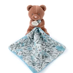 Enfant Fabrique de Styles Doudous Et Peluches*Doudou ours pantin avec mouchoir H12cm - Boh'Aime