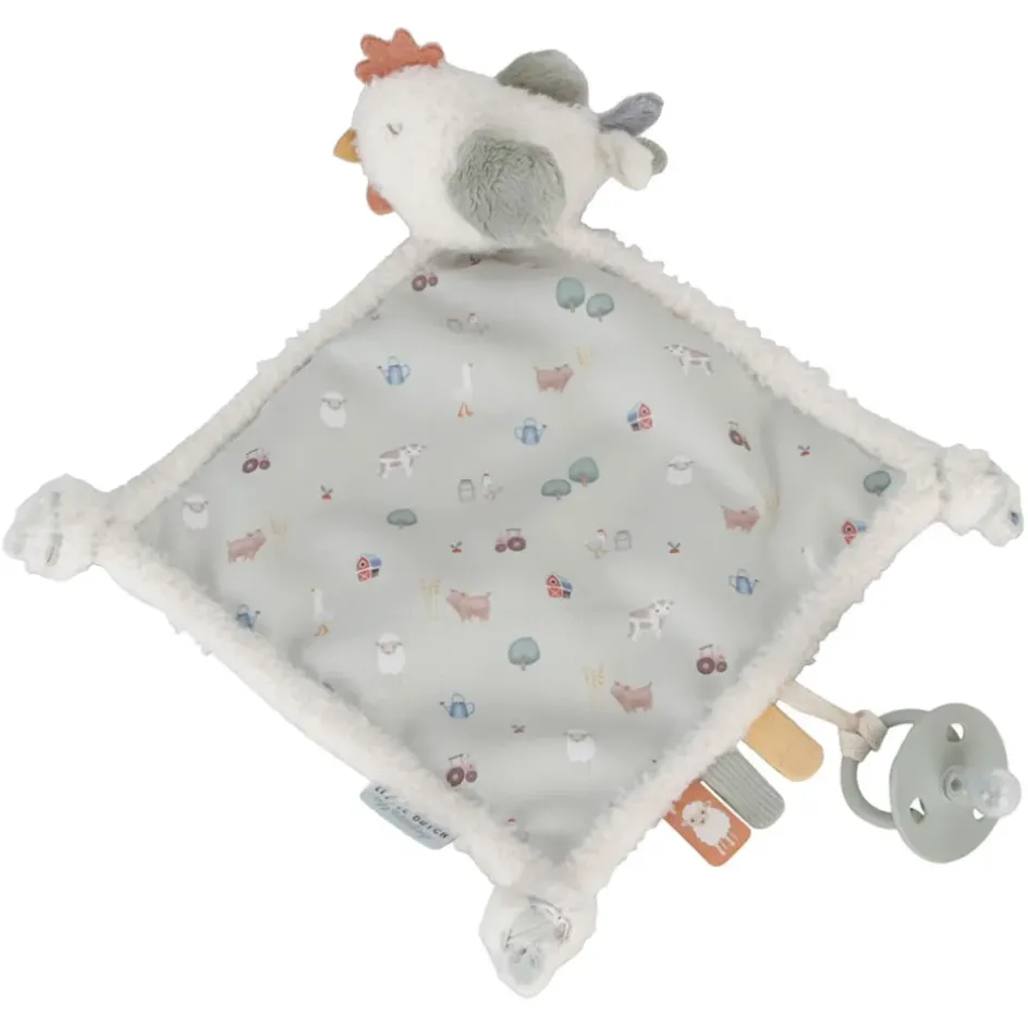 Enfant Fabrique de Styles Doudous Et Peluches*Doudou poule - Little Farm