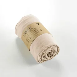 Fabrique de Styles Draps Housses*Drap housse en flanelle sable 180x200cm - Candice