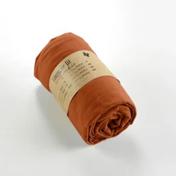 Fabrique de Styles Draps Housses*Drap housse en flanelle tomette 180x200cm - Candice