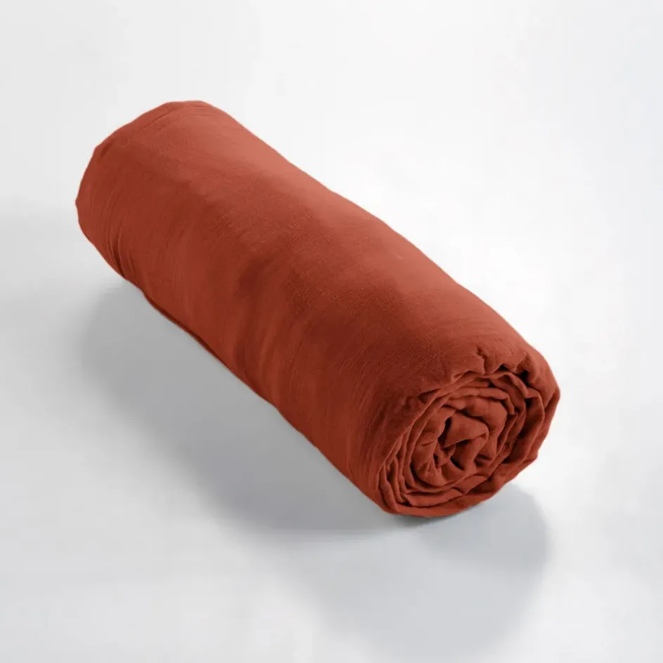 Fabrique de Styles Draps Housses*Drap housse en gaze de coton 90x190cm - Gaia