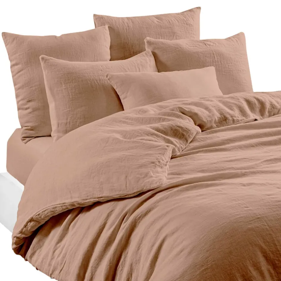 Fabrique de Styles Draps Housses*Drap housse en lin et coton 140x200cm - Limy