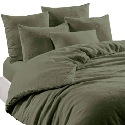 Fabrique de Styles Draps Housses*Drap housse en lin et coton 160x200cm - Limy