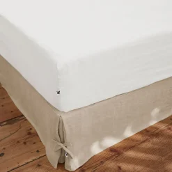 Fabrique de Styles Draps Housses*Drap housse en lin lavé 140x190cm - Soline
